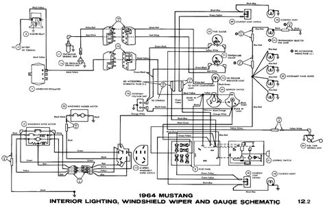 66 mustang wiring diagram courtesy 